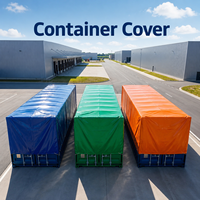 Bâche de toit toutes saisons pour conteneur 20FT/40FT, auvent de conteneur maritime, bâche de chargement à dessus ouvert, couverture de conteneur résistante aux intempéries