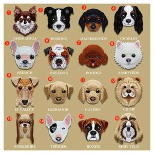 Custom Iron on Embroidery Exquisite Dog Patch for Clothes Bag Decoration - Product Image 2