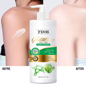 Lotion corporelle végane biologique à la vitamine C hydratante pour peaux sèches, blanchissante pour tout le <span class=keywords><strong>corps</strong></span>, à base de plantes, 500 ml - Product Image 5