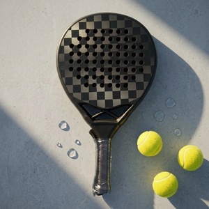 ไม้พายคุณภาพสูงแบบกำหนดเอง 3k 12K 16k 18k คาร์บอนไฟเบอร์ รูปทรงเพชร น้ำหนักเบา 360 กรัม ป้องกันการสั่นสะเทือน แกนโฟม EVA พรีเมียม - Product Image 1