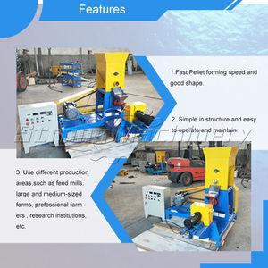 Granulador extruido flotante de alimentación de peces Pellet Aqua Feed Extruder Pet Cat Dog Floating Fish Feed Pellet machine - Product Image 2