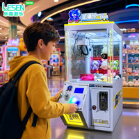 Mini-grue à pinces de qualité commerciale, jeu d'arcade de distribution de poupées pour un joueur avec force de préhension réglable, directement de l'usine