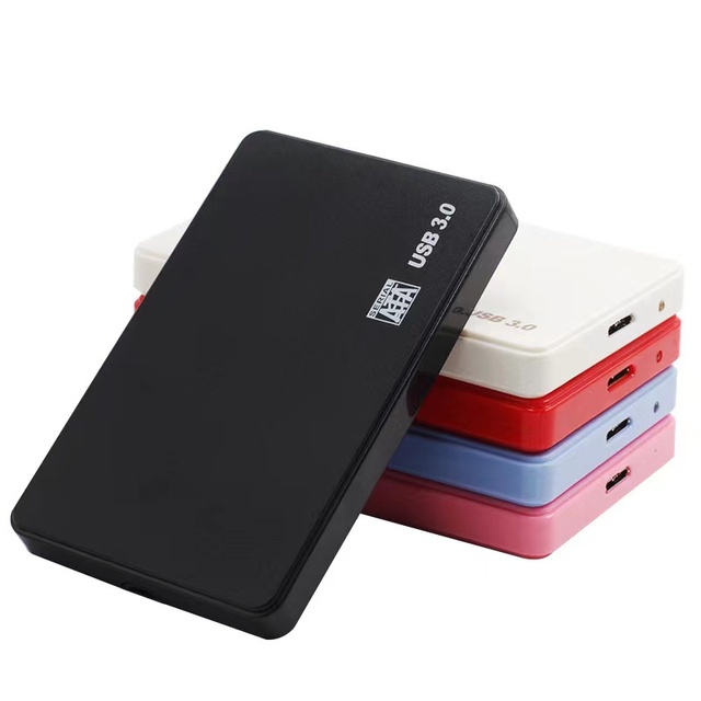 USB 3.0 2.5 Inch SATA HDD Case Plastic Hard Disk Drive Enclosure with 1TB Storage External SSD System