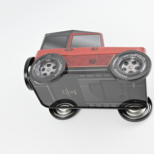 نموذج سيارة كهربائية إبداعية للأطفال صندوق حديد نمذجة صندوق رصاص صفيح حديد هدية عيد ميلاد للأطفال - Product Image 3