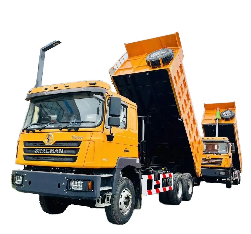 מכירה מובילה SHACMAN F3000 משאית אשפה כבדה חדשה 6x4 רכב הטיפר