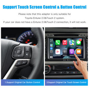 Module Plug-n-Play <span class=keywords><strong>CarPlay</strong></span> Android Auto - Boîtier adaptateur USB Mirror Link avec commande vocale Siri pour système Highlander Prado Touch2 CPAA - Product Image 4