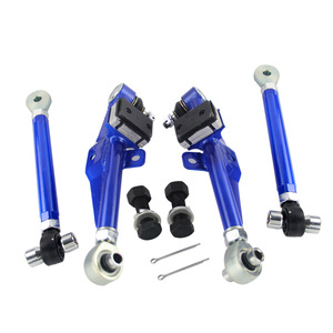 Kit de bras de suspension inférieurs réglables Poyracing pour Nissan S14, système de suspension Panarm en acier bleu - Product Image 5