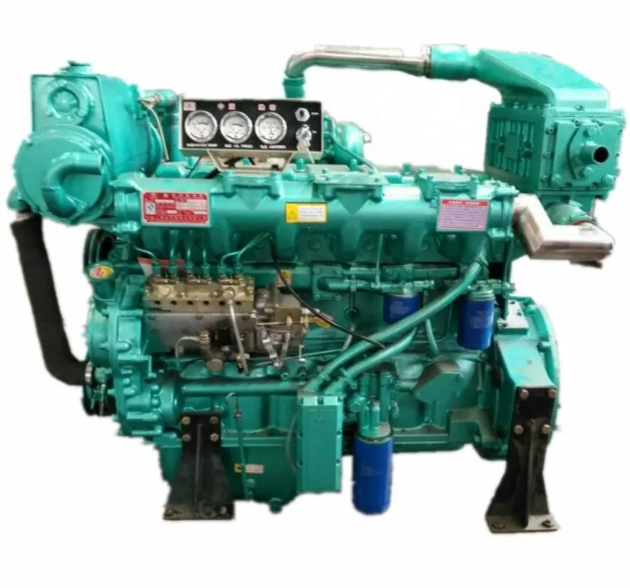 Chinesische Ricardo marine diesel motor 80Hp 100hp 120hp 150hp 180hp 200hp 230 6 zylinder schiff dieselmotor für marine d power