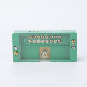 กล่องรวมสายไฟกวนหยาง รุ่น FJ6JHD เฟสเดียว 220V หนึ่งเข้าแปดออก IP44 สีเขียว แบบฝัง - Product Image 1