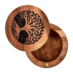 Ahşap Klasik Çevre Dostu Evcil Hayvan Anıt Kutusu Köpek Tüyü Toplama Kutusu Masif Ahşap <span class=keywords><strong>Urn</strong></span> Hatıra Eşyası Kare Şekilli Saklama Kutusu Boş - Product Image 2