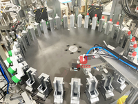 Machine automatique d'assemblage de bouchons pulvérisateurs à gâchette en plastique PP 28/410
