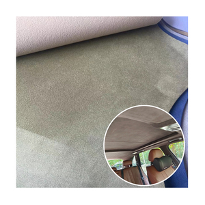 Tela <span class=keywords><strong>de</strong></span> Gamuza Automotriz Premium <span class=keywords><strong>de</strong></span> 650GSM, Resistente al Fuego e Impermeable, Color Personalizado, <span class=keywords><strong>Material</strong></span> <span class=keywords><strong>de</strong></span> Tapicería <span class=keywords><strong>para</strong></span> <span class=keywords><strong>Techo</strong></span> <span class=keywords><strong>de</strong></span> <span class=keywords><strong>Auto</strong></span>, Gran Venta - Product Image 1