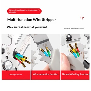 Multi-functional and convenient stainless steel wire <b>stripping</b> pliers tool for electrician's special pliers cable <b>stripping</b> and - Product Image 4