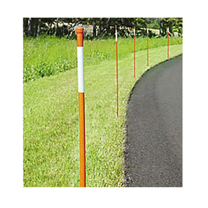 Marcador de Carretera de Fibra de Vidrio/Varilla Guía para Entradas/Estaca de Nieve de FRP con Cinta Reflectante - Product Image 1