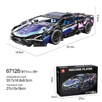 Precio al por Mayor, 975 Piezas, 1:14, Bloques de Construcción STEM CPSIA, Juego de Ensamblaje de Coche de Carreras, Regalos Creativos con Control Remoto para Niños