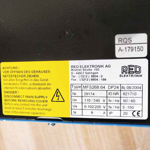 Contrôleur de mouvement REOVIB MFS268.64 DP24 pour REO - Product Image 3