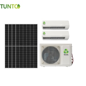 Climatisation solaire hybride à plusieurs zones, 3 têtes de connexion, 24000btu 36000btu 1.5hp pour la maison, la villa, l'extérieur et l'hôtel - Product Image 4
