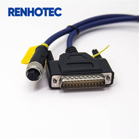 Cable M12 de 4 Pines Macho con Codificación D a DB9 RS485