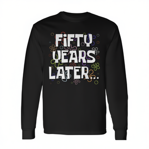 Camiseta de manga larga con estampado de meme de cincuenta años después, 50 cumpleaños - Product Image 2