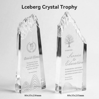 Trophée en cristal de haute qualité, plaque en cristal K9, trophée en verre personnalisé pour les événements, souvenirs