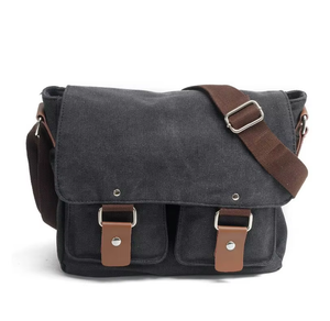 Cổ điển đa chức năng da DSLR <span class=keywords><strong>SLR</strong></span> <span class=keywords><strong>Camera</strong></span> Sling <span class=keywords><strong>Bag</strong></span> Canvas Messenger <span class=keywords><strong>Bag</strong></span> với thiết kế thời trang - Product Image 1