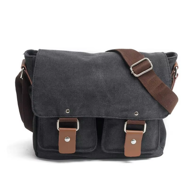 Vintage Multifunction DSLR SLR Camera Sling Bag Canvas Messenger Bag with Stylish Design