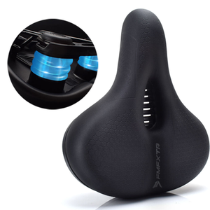 April Bicycle Seat <b>Cushion</b> Shock Absorbing Saddle <b>Memory</b> <b>Foam</b> Ventilation Super Soft Comfortable Widening Thickening Unisex - Product Image 3