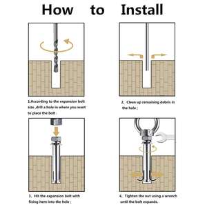 M6 M8 M10 vis de boulon à œil pour Expansion de boulon à épaule avec <span class=keywords><strong>crochet</strong></span> à écrou - Product Image 4