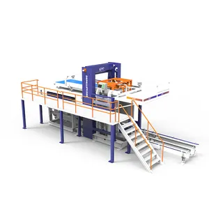 LeadWorld Packaging Line Machine Automatic Filled Tin Cans bottled Palletizer Empty Can Compact Depalletizer