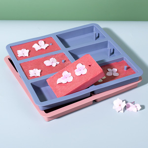 Kích thước tùy chỉnh DIY Silicone xà phòng Khuôn hình vuông khuôn bánh jabon savons moldes cho handmade thiết kế tùy chỉnh - Product Image 6