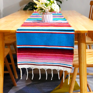 <span class=keywords><strong>Camino</strong></span> <span class=keywords><strong>de</strong></span> <span class=keywords><strong>mesa</strong></span> Jacquard Serape <span class=keywords><strong>mexicano</strong></span> <span class=keywords><strong>estilo</strong></span> tejido bordado para fiesta boda picnics al aire libre cumpleaños <span class=keywords><strong>camino</strong></span> <span class=keywords><strong>de</strong></span> <span class=keywords><strong>mesa</strong></span> colorido - Product Image 2