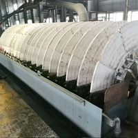 Filtre rotatif à disque céramique à vide, séparateur solide-liquide économe en énergie pour la déshydratation des concentrés miniers et des boues de rejet