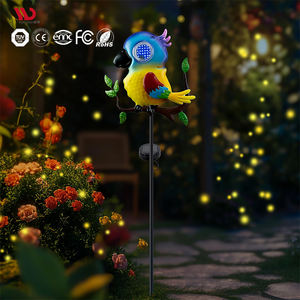 ไฟ LED 360หมุนได้พร้อมเอฟเฟกต์กะพริบเหมือนจริงจำลองนกแก้วสวนพลังงานแสงอาทิตย์ขนาดเล็กดีไซน์ใหม่ได้รับการจดสิทธิบัตร - Product Image 1