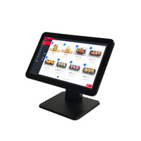 TouchDisplays 15,6 "Supermercado Pantalla dual Táctil Pantalla dual Pos Caja registradora