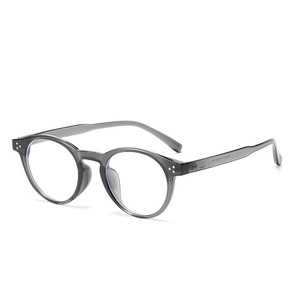 Gafas Ópticas Redondas con Montura Completa Marrón, Lentes Transparentes Cr-39, Montura Mediana, Unisex 2025 - Product Image 2