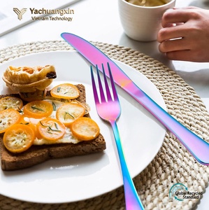 Eco-Friendly Modern Design Portable Stainless Steel Cutlery <b>Set</b> 8-Piece Includes Spoon/Fork/Knife/Chopsticks Carrying Case - Product Image 2