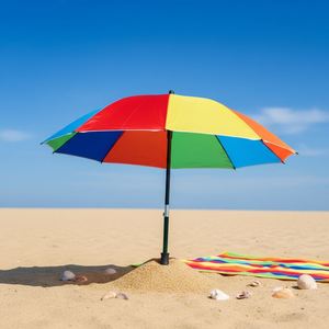 Parapluie bâton de marche réglable coupe-vent robuste et durable de 23 pouces, prix d'usine, pour personnes âgées - Product Image 2