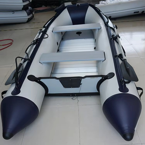 Bote Inflable Plegable de PVC de Alta Calidad de 12 pies (390 cm), Bote de Remo para 3 Personas, SA BOAT, Bote Inflable Económico de 12 pies (390 cm) H - Product Image 1