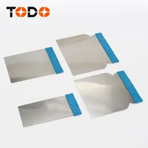 TODO ड्राईवॉल टूल्स 4PCS जापानी स्पैटुला 420 स्टेनलेस स्टील पेंट स्क्रेपर सेट