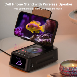 F20pro Phone Stand <b>Speaker</b> 3.15x5.39inch Colorful Led Light Car Outdoor Use - Product Image 4