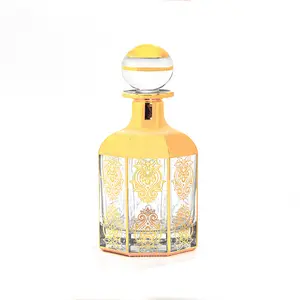 Oriente Medio Dubai árabe vacío lujo 578ml fragancia botella de Perfume aceite esencial botella de vidrio