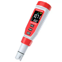 Testeur d'eau multiparamètres portable JIRS certifié CE ISO9001 RoHS, pH TDS, température automatique, rétroéclairage, IP67, pour laboratoire, aquarium, eau potable