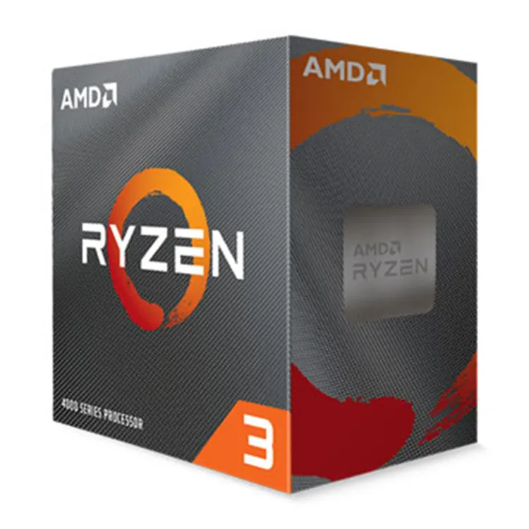 AMD — CPU Ryzen 3 4100, processeur 4 cœurs, 8 threads, 7nm, fréquence de base 3.8GHz, tdp 65W, socket AM4, nouveauté