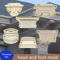 Moule de Tête de Pilier Romain 3D en Plastique ABS Haute Précision pour Béton, Marque Reazone, Durée de Vie de 3 Ans, Décoration Extérieure, Modèle RZH