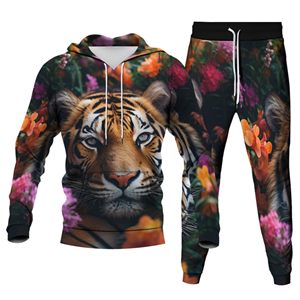 Automne hiver hommes marque de mode décontracté sport ensemble en gros sweat à capuche pantalons de survêtement lâche <span class=keywords><strong>Pull</strong></span> 100% Polyester imprimé - Product Image 1