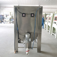 Machine de sablage humide à vendre en usine, cabine de sablage humide manuelle sans poussière, vapeur d'eau