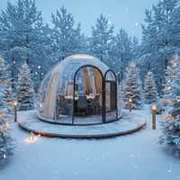 Maison dôme ronde Full House Garden Igloo avec salle de bain, Tiny House Dome du Japon