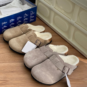 Sandales Sabots en Liège Style <span class=keywords><strong>Birkenstock</strong></span> Authentiques Allemandes, Légères, Respirantes, Semelle Intérieure en Daim, Qualité 1:1, Orthopédiques - Product Image 3
