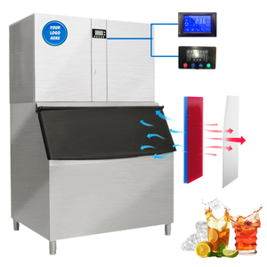 Máquina Comercial para Hacer Hielo en Cubos, 150kg, 300kg, 500kg, 700kg, 1000kg por Día / 220v para Negocios - Product Image 1