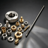 Pièces personnalisées OEM usinées CNC en aluminium, laiton, petites pièces, usinage CNC 5 axes de précision, pièces métalliques en acier inoxydable